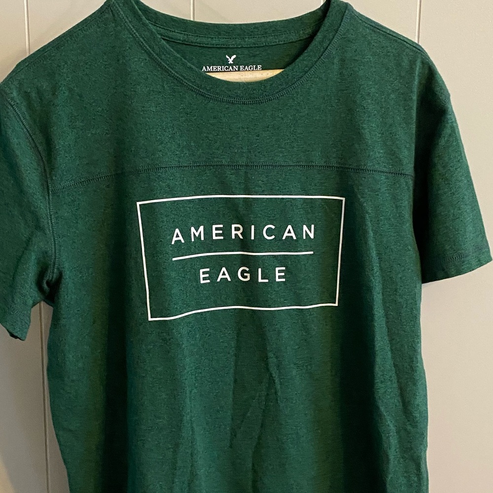 Green American Eagle Flex Shirt